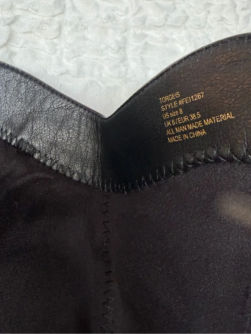 Torgēis Desiree Tall Riding Boots Brown Two Tone Buckle Size 8